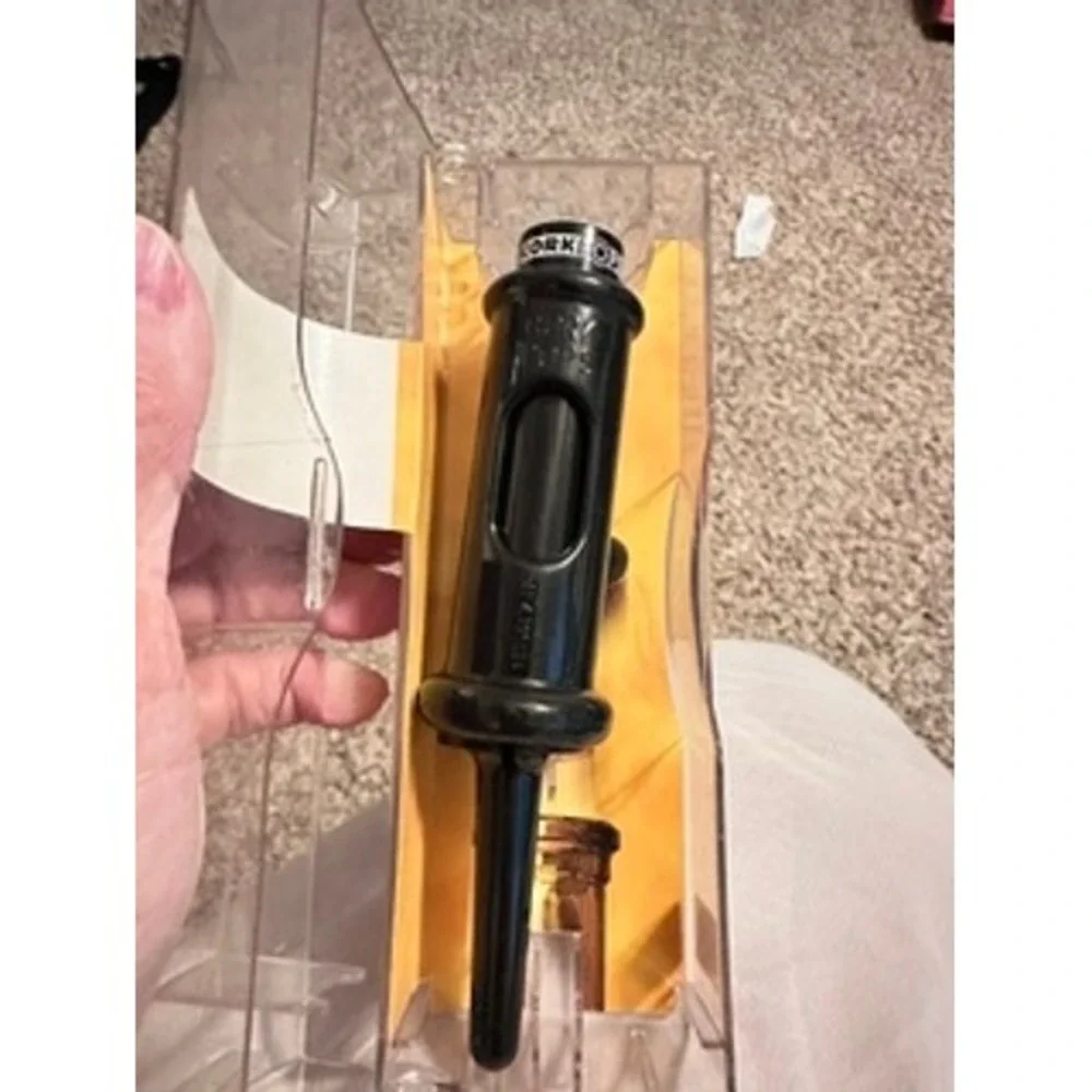 Cork Pops Black Air Pressure Wine Bottle Opener Original New Unopened